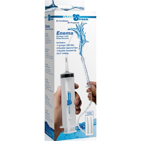 Enema Syringe With Attachments