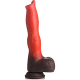 Ramming Hound Thrusting & Vibrating Silicone Dildo