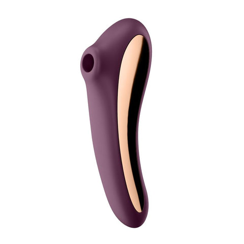 Satisfyer Dual Kiss Wine Red