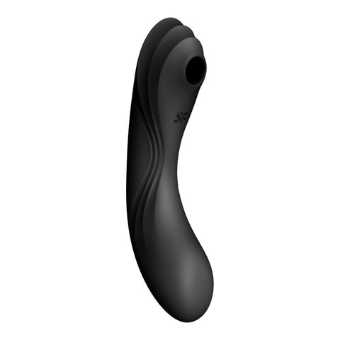 Satisfyer Curvy Trinity 4 Insertable Air Pulse Vibrator Black