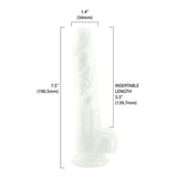 Pearl Dildo 7.5in Pearl White