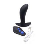 Pro-Shocker 8X Vibrating & eStim Plug Black