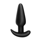 21X Silicone Butt Plug w  Remote - Black