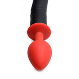 Devil Tail Anal Plug & Horn Set Black