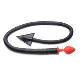 Devil Tail Anal Plug & Horn Set Black