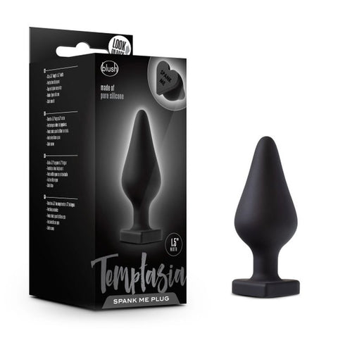 Temptasia Spank Me Butt Plug Black