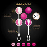 Geisha Balls 3 Sugar Pink