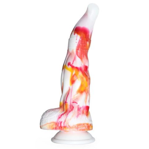 Alien Beast Medium Dildo Flame