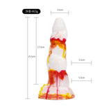 Alien Beast Medium Dildo Flame