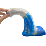 Horse Dildo Blue/White