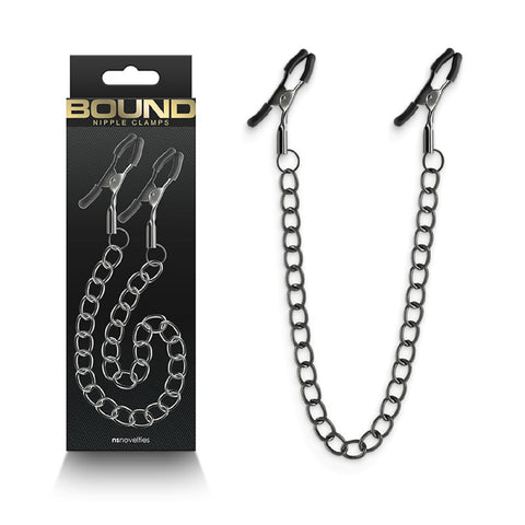 Bound Nipple Clamps - DC2 - Gunmetal